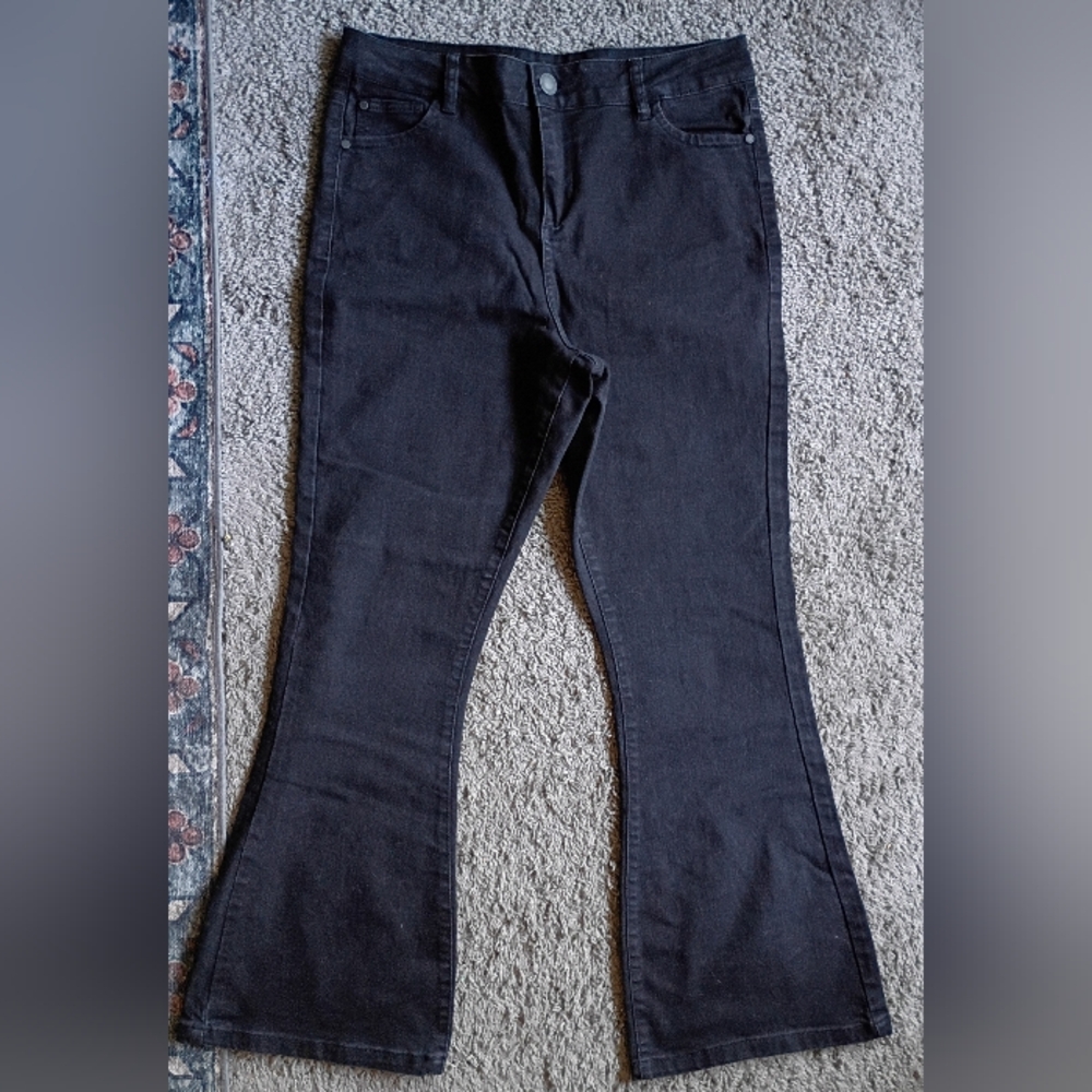 Disturbia Wide Flare Denim Jeans